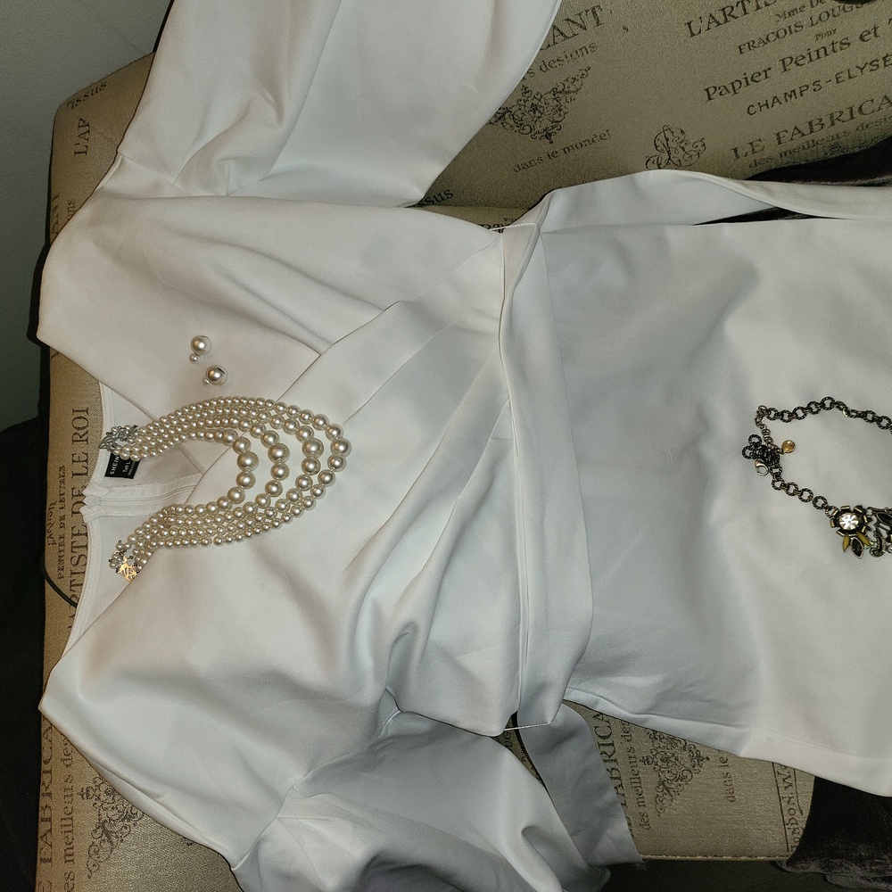 All White Party Dress! Last Call